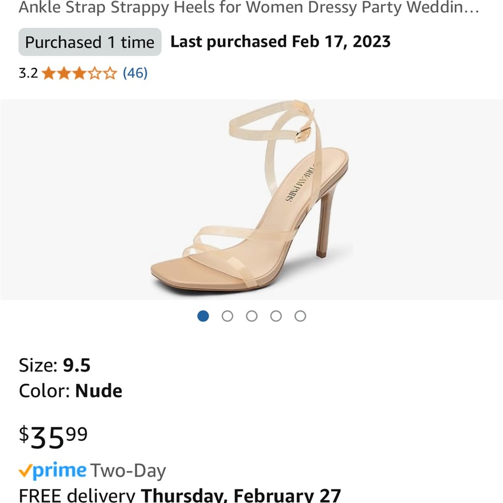 Nude Dream Pair Heels
